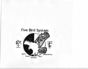 Five Birds Martial Arts/Dux Ryu/Kempo Shotokan Logo